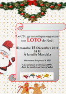 Le CSL gymnastique organise son LOTO de Noël !