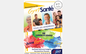 NOUVEAUTÉ - GYM SANTÉ 