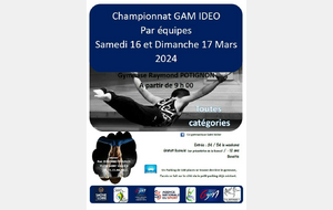 COMPETITION GAM AU CSL LES 16 ET 17 MARS 2024